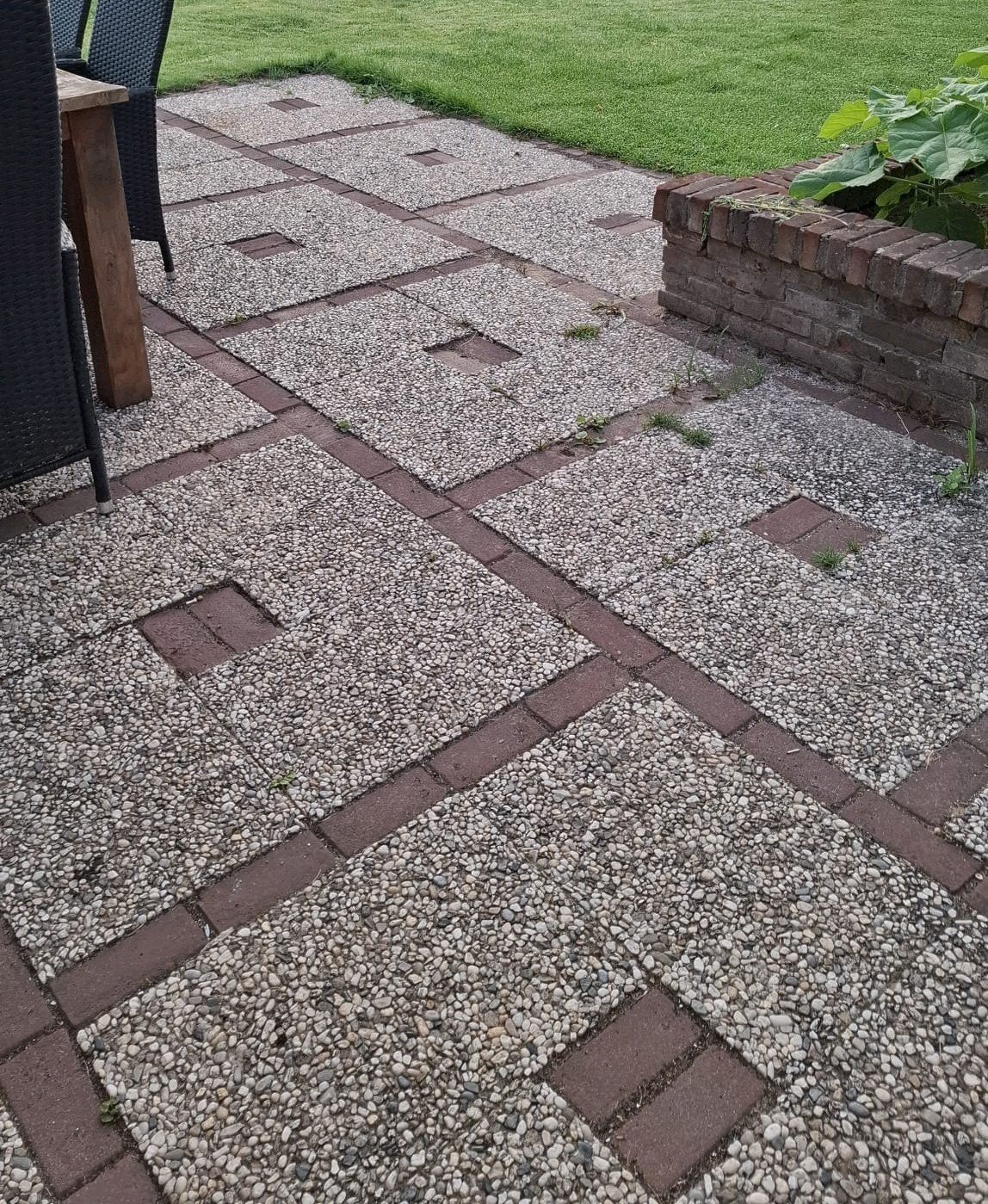 40x60 grindtegels, ca. 30m2 gratis af te halen, Ophalen, Gebruikt, Overige typen, 10 m² of meer