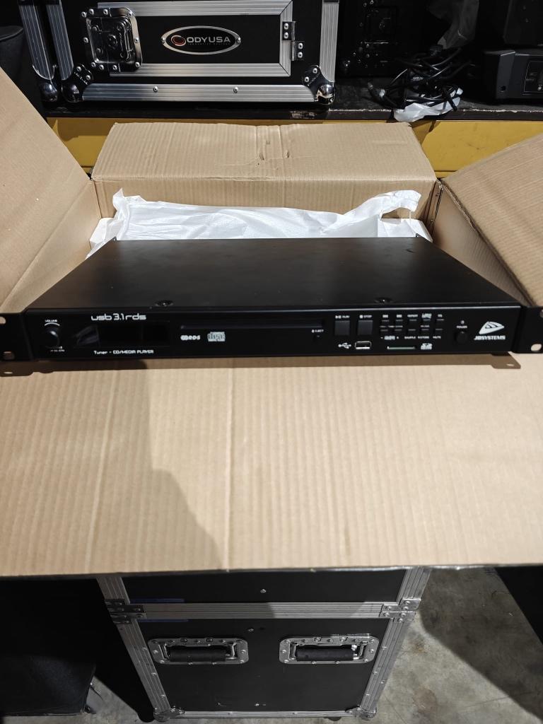 USB/radio/cd speler 19 inch - als nieuw - USB3.1-RDS, Ophalen of Verzenden, Zo goed als nieuw, Overige merken, Met radio