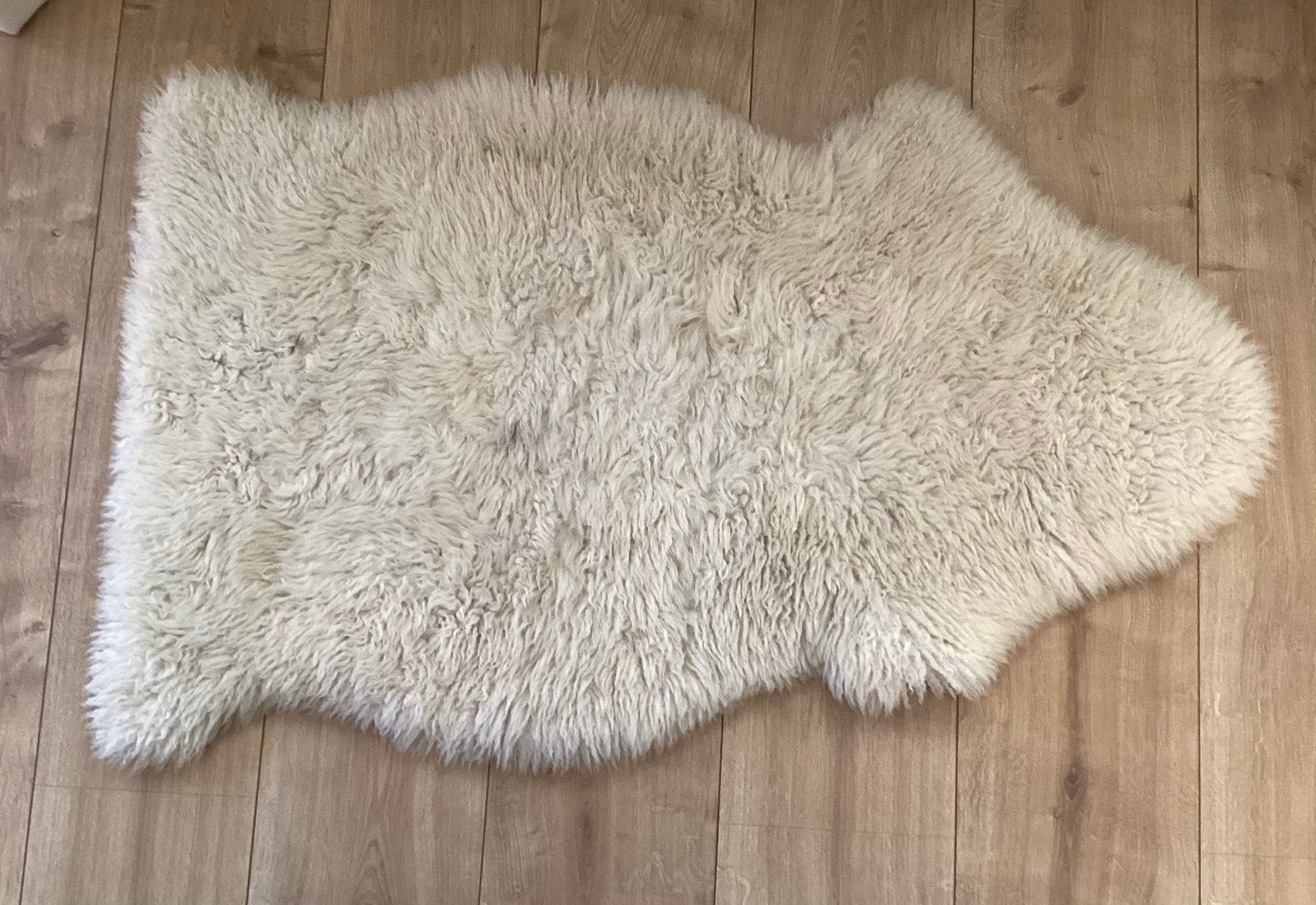 IKEA witte schapenvacht LUDDE, Ophalen of Verzenden, Zo goed als nieuw