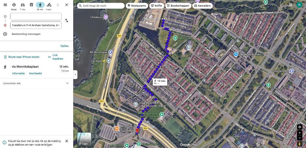 Parkeerplek Ye Gelredome 6 juni (+/- 10 min lopen), Twee personen, Juni