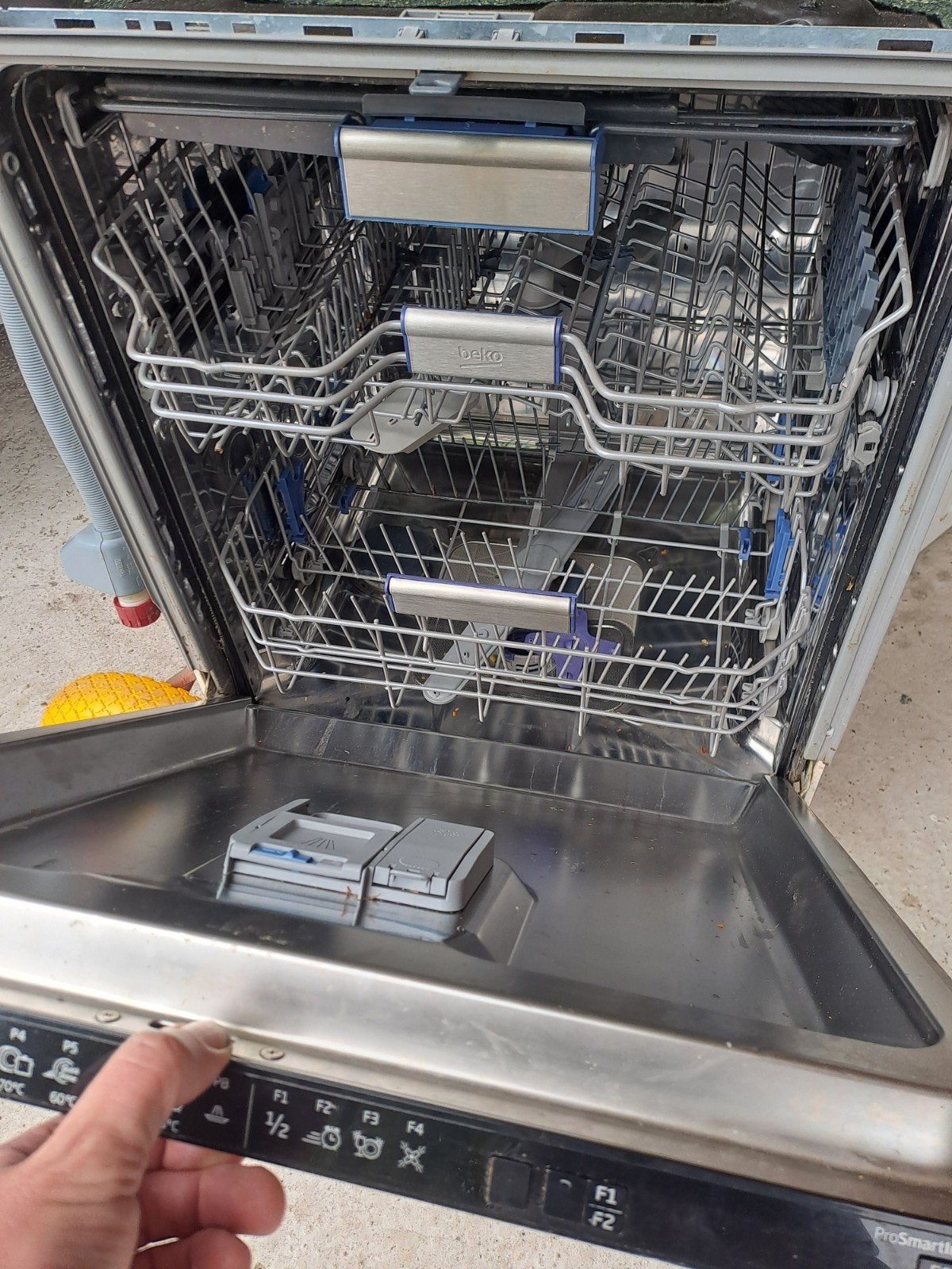 Inbouw vaatwasser Beco, Ophalen, Gebruikt, Minder dan 85 cm, Inbouw