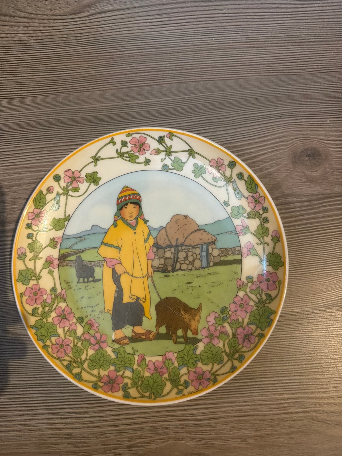 Villeroy & Boch UNICEF sierbord "Onze Kinderen" No. 3, Antiek en Kunst, Antiek | Wandborden en Tegels, Ophalen of Verzenden
