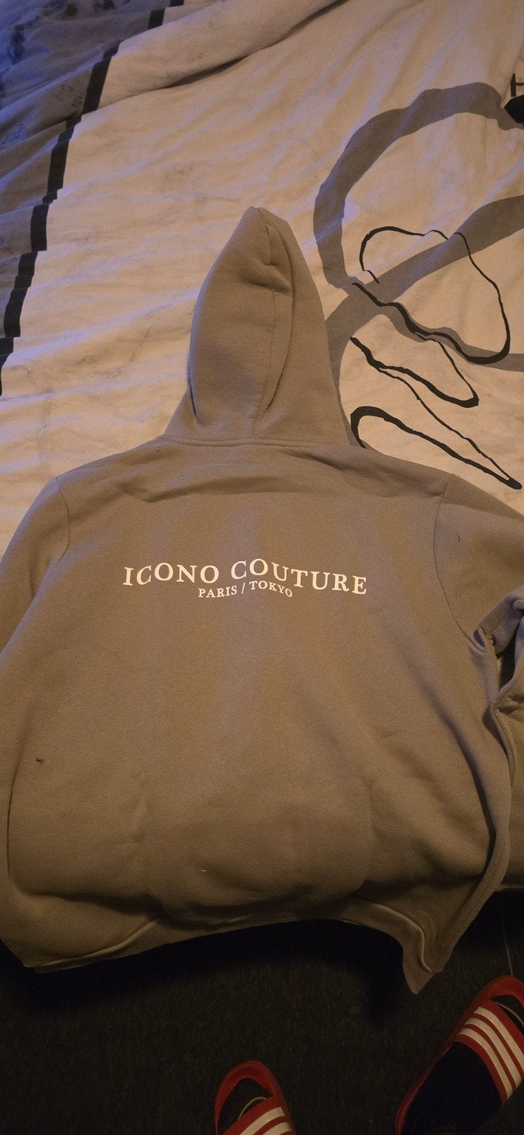 Icono Couture Hoodie - Zo goed als nieuw, Maat 48/50 (M), Zo goed als nieuw, Grijs, Icono Couture