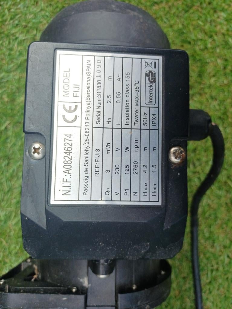 Fuji Dompelpomp 125W - Ideaal voor zwembad of vijver, Ophalen, Gebruikt, Elektrisch, Dompelpomp