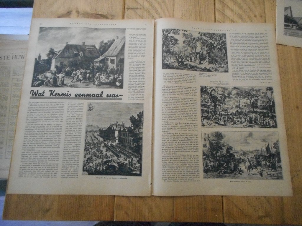 Wat kermis eenmaal was. 1931., Ophalen of Verzenden, 1920 tot 1940, Nederland, Knipsel(s)