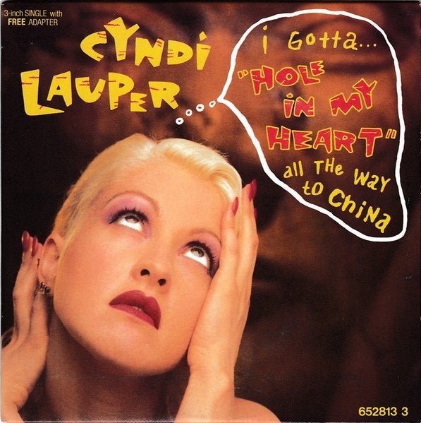 Cyndi Lauper – Hole In My Heart (All The Way To China) CDS88, Cd's en Dvd's, Verzenden, Zo goed als nieuw, Pop