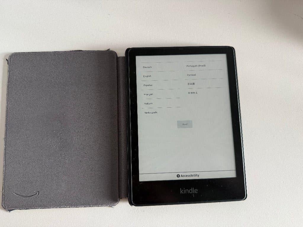 Amazon Kindle Paperwhite 2021 Signature Edition Zwart, Ophalen, Touchscreen, Amazon Kindle, Zo goed als nieuw