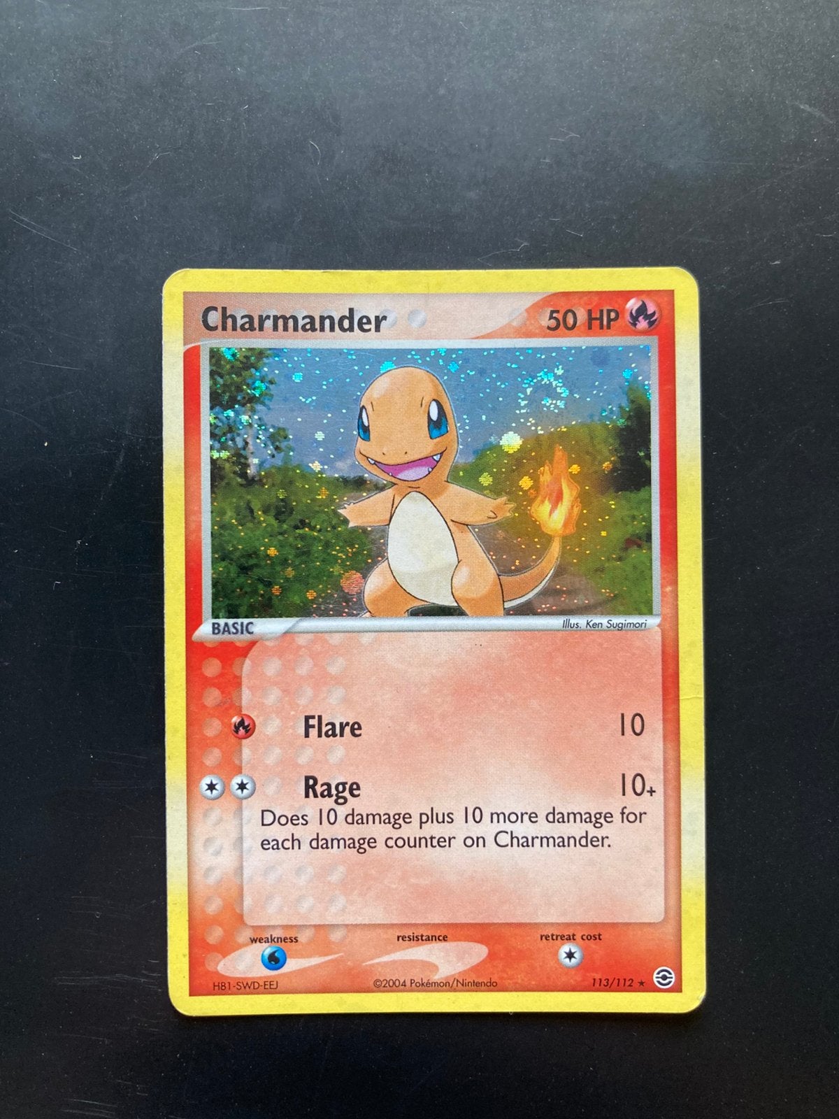 Pokemon kaart Charmander Holo, Hobby en Vrije tijd, Verzamelkaartspellen | Pokémon, Ophalen of Verzenden, Zo goed als nieuw