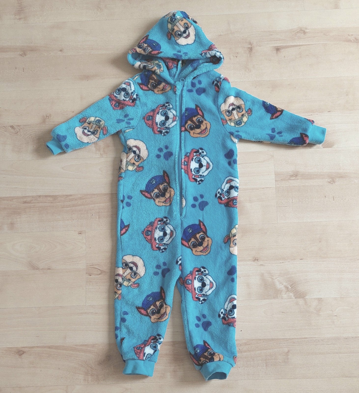 Paw Patrol onesie, maat 98/104 (Nickelodeon), Nacht- of Onderkleding, Jongen of Meisje, Ophalen of Verzenden, Zo goed als nieuw