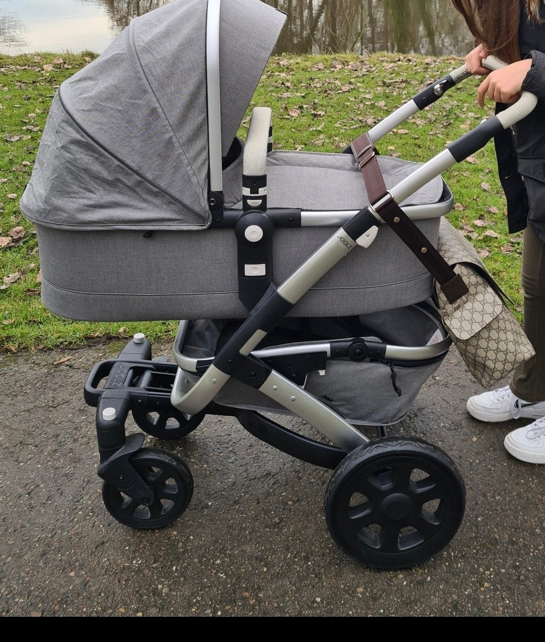 Joolz Day Kinderwagen - Grijs, Zo goed als nieuw, Ophalen of Verzenden, Zo goed als nieuw, Kinderwagen, Verstelbare duwstang