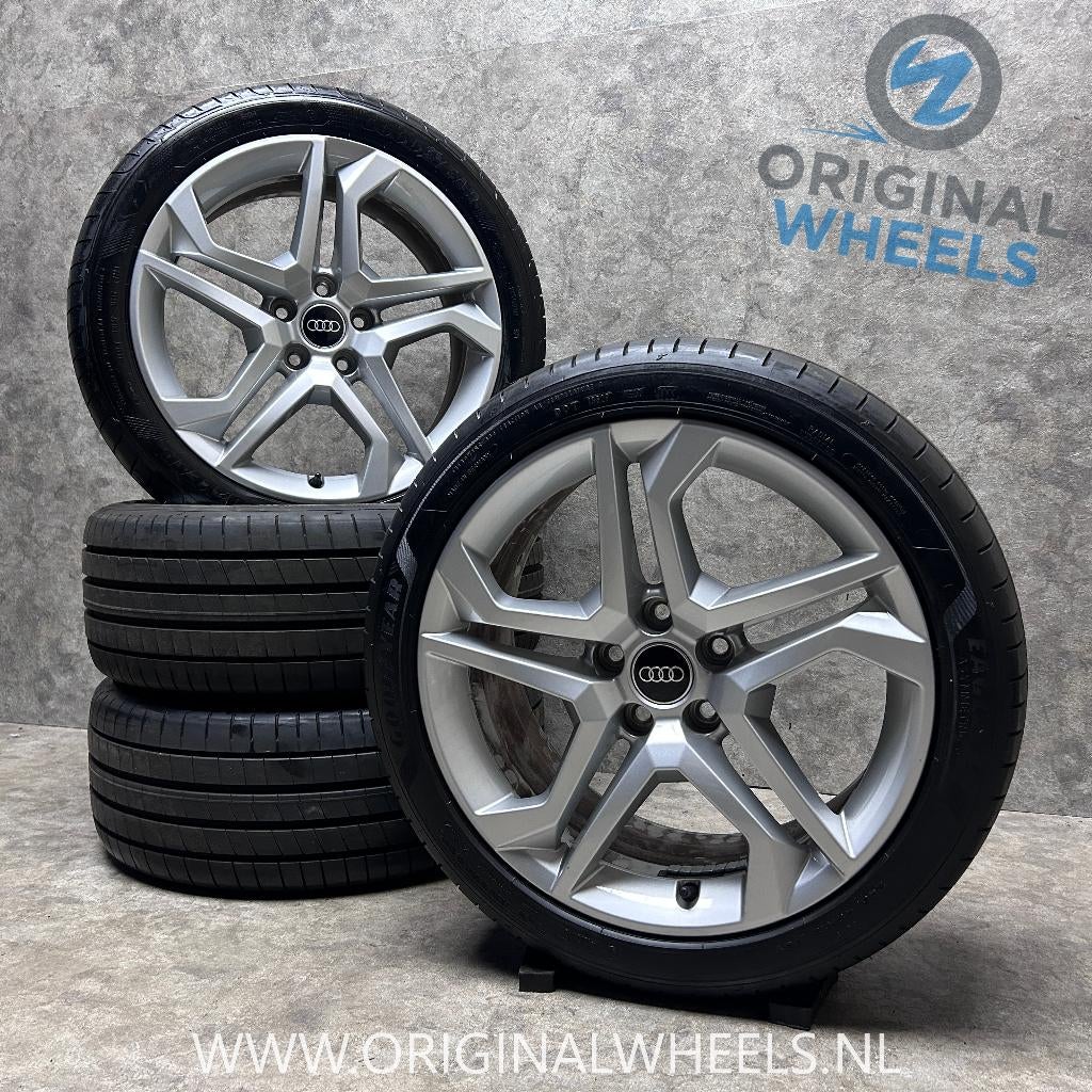 18 inch originele velgen + zomerbanden Audi A4 B9 B8, Auto-onderdelen, Banden en Velgen, Banden en Velgen, Ophalen of Verzenden