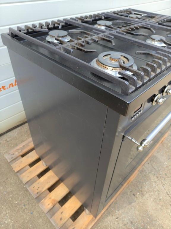 Boretti vrijstaand 6 pits gasfornuis met oven, Ophalen, Gebruikt, Fornuis, 60 cm of meer