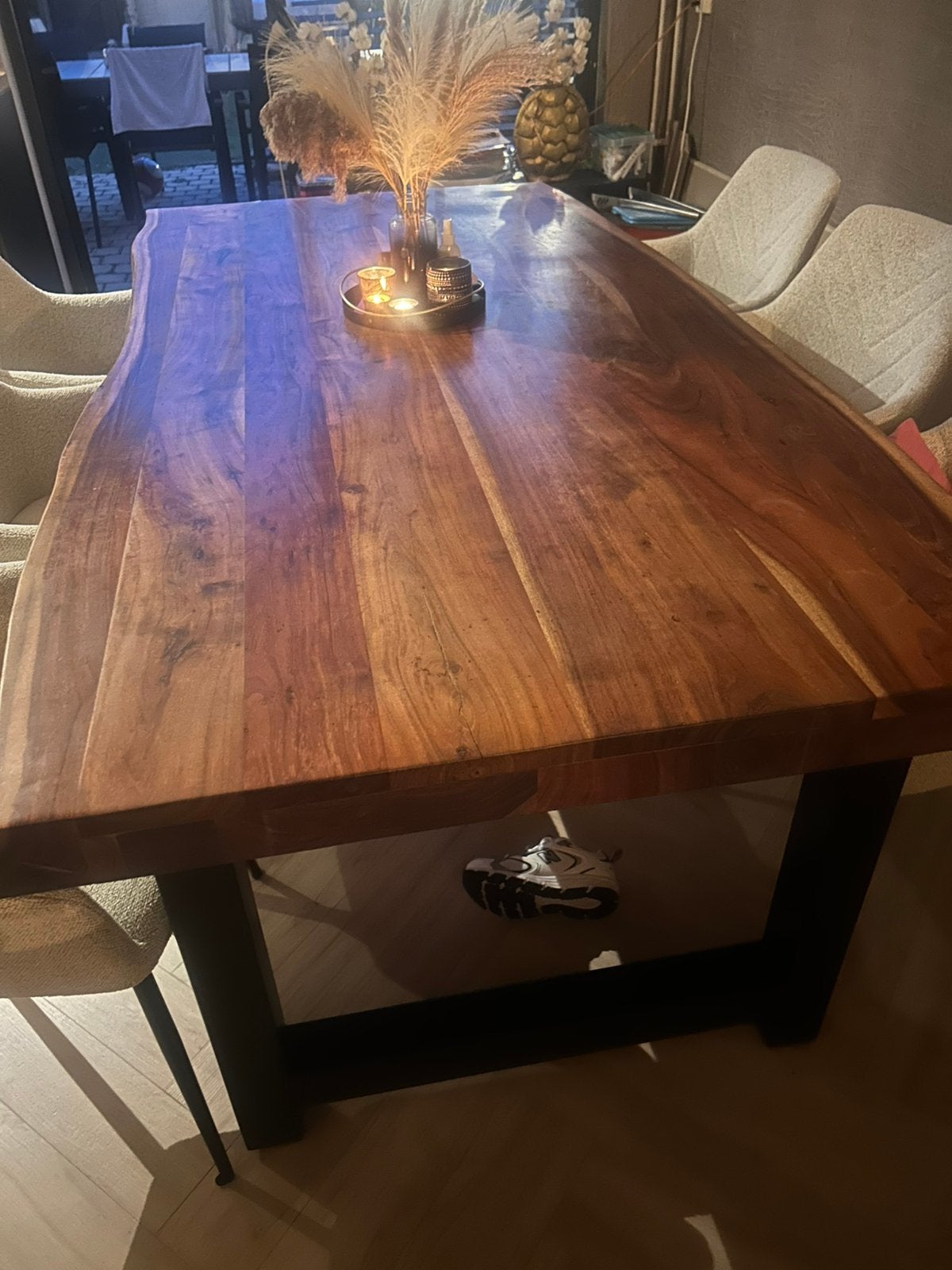 Foto 2 van Mooie boomstam eettafel te koop