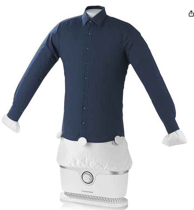 Cleanmaxx shirt + pants dryer/iron, Witgoed en Apparatuur, Verzenden, Gebruikt, Strijkijzer met snoer