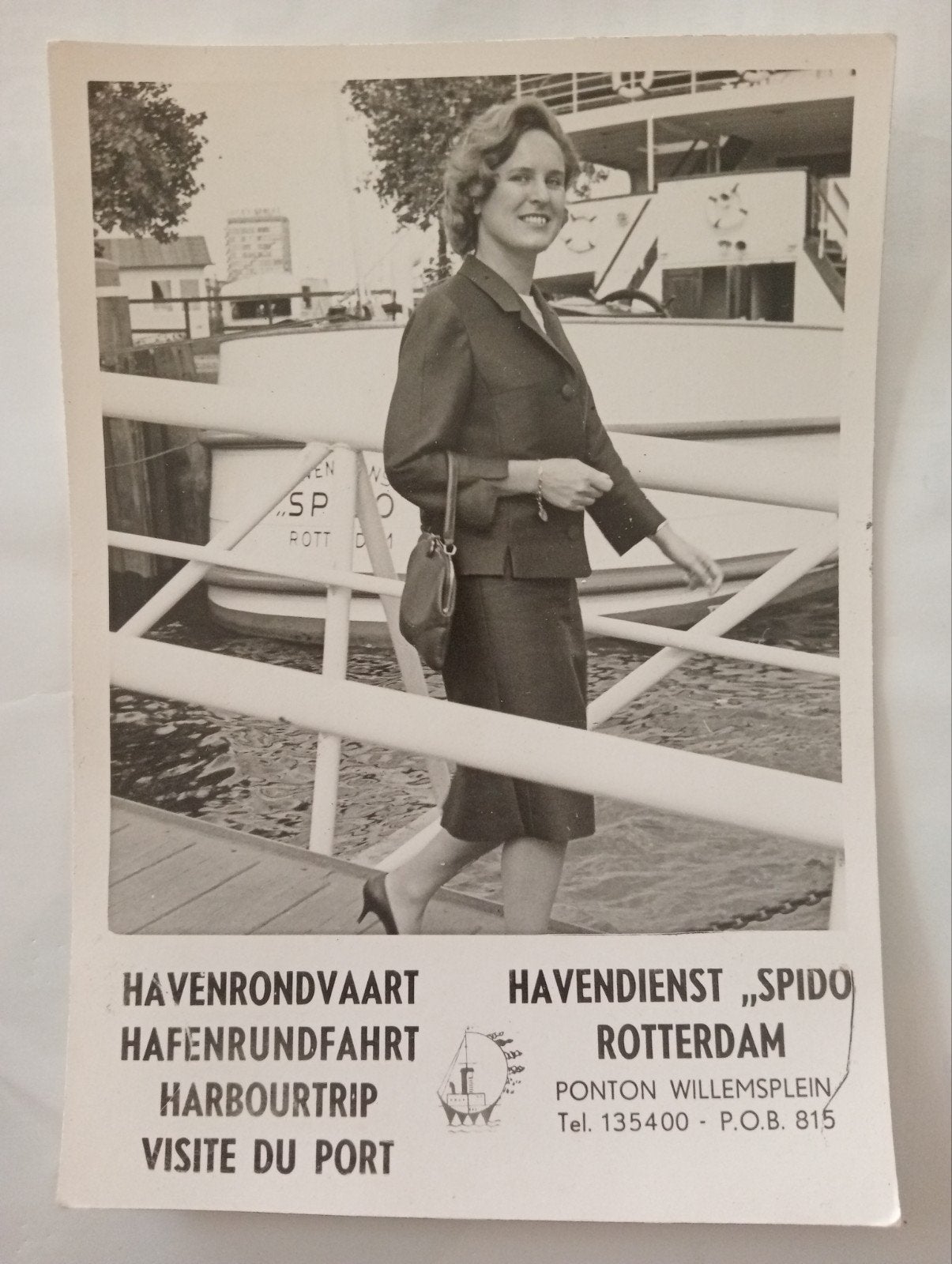 Haven rondvaart Spido Rotterdam jaren 60-70, Ophalen of Verzenden, 1960 tot 1980, Gebruikt, Overige onderwerpen