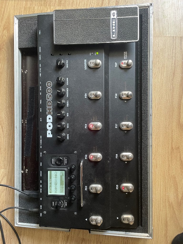 Line6 POD HD500 inclusief flightcase, Muziek en Instrumenten, Effecten, Ophalen of Verzenden, Gebruikt, Multi-effect