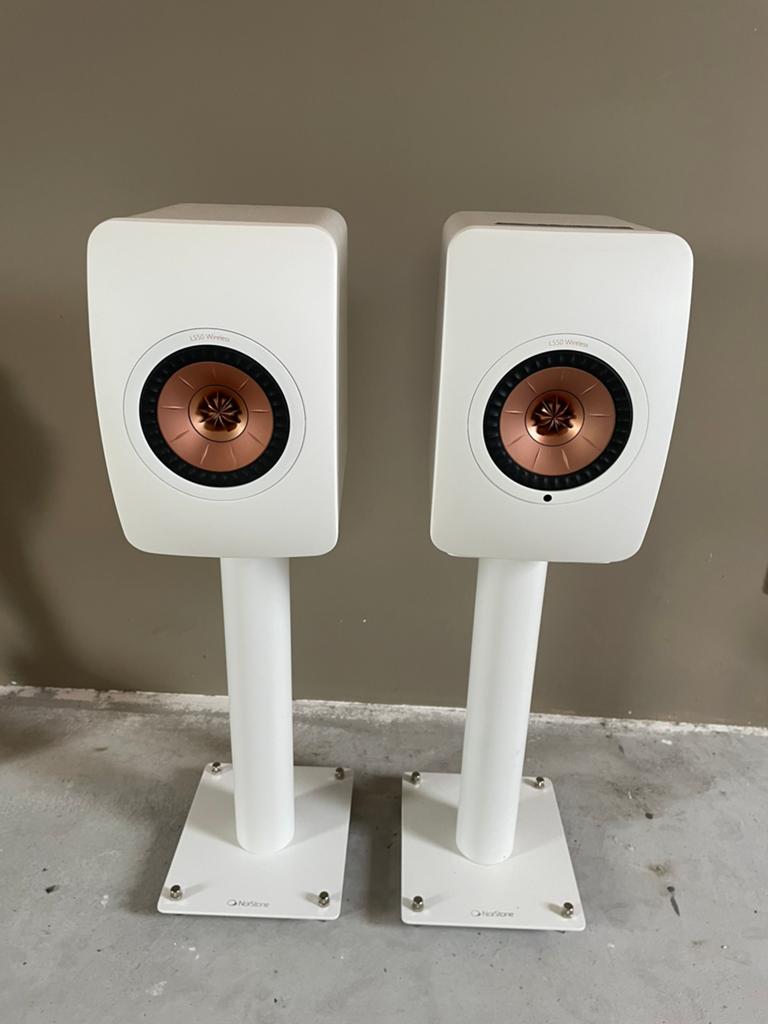 Kef LS50 wireless, Ophalen, Zo goed als nieuw, Front, Rear of Stereo speakers, Overige merken