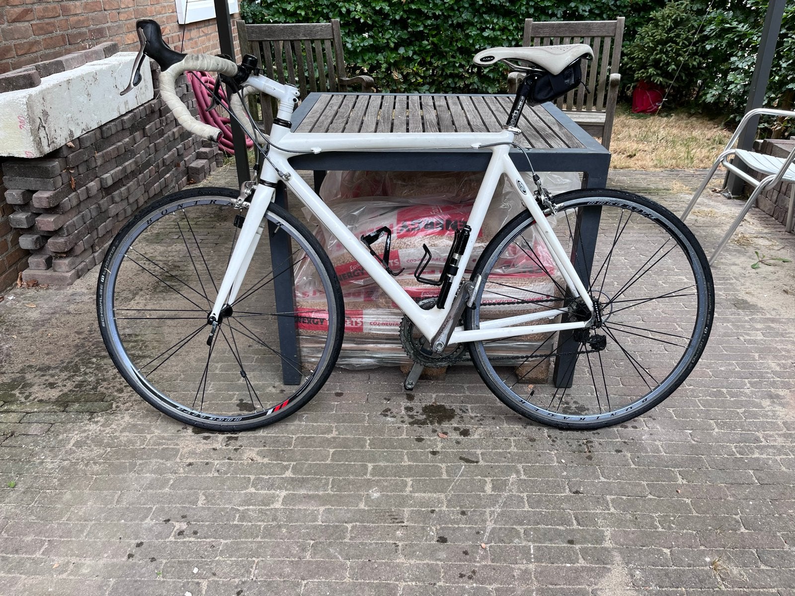 Trek racefiets - framemaat 58 (denk ik), 28 inch, Gebruikt, Aluminium, Meer dan 20 versnellingen