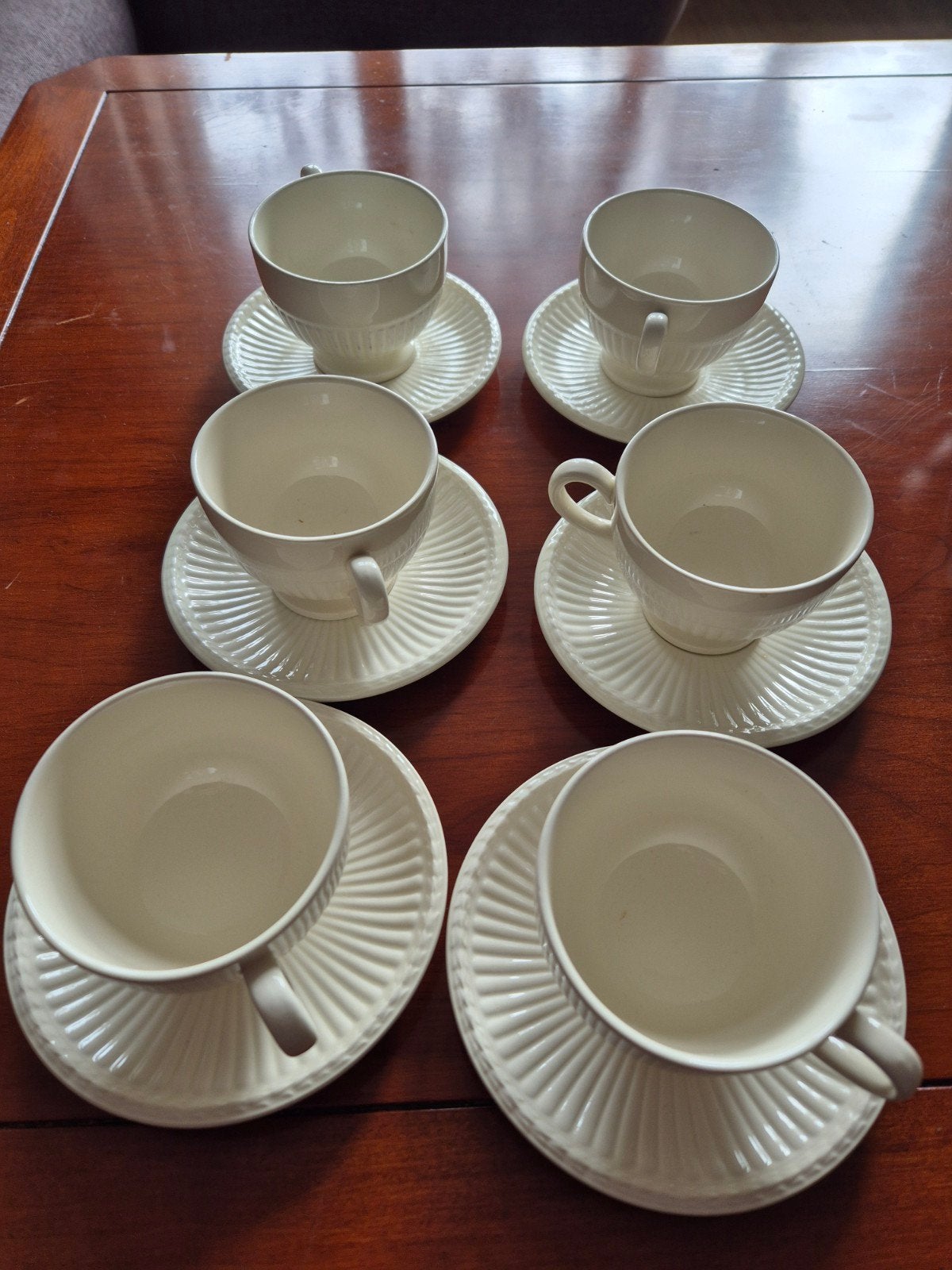 2 Setten van  6 Wedgwood, Ophalen of Verzenden