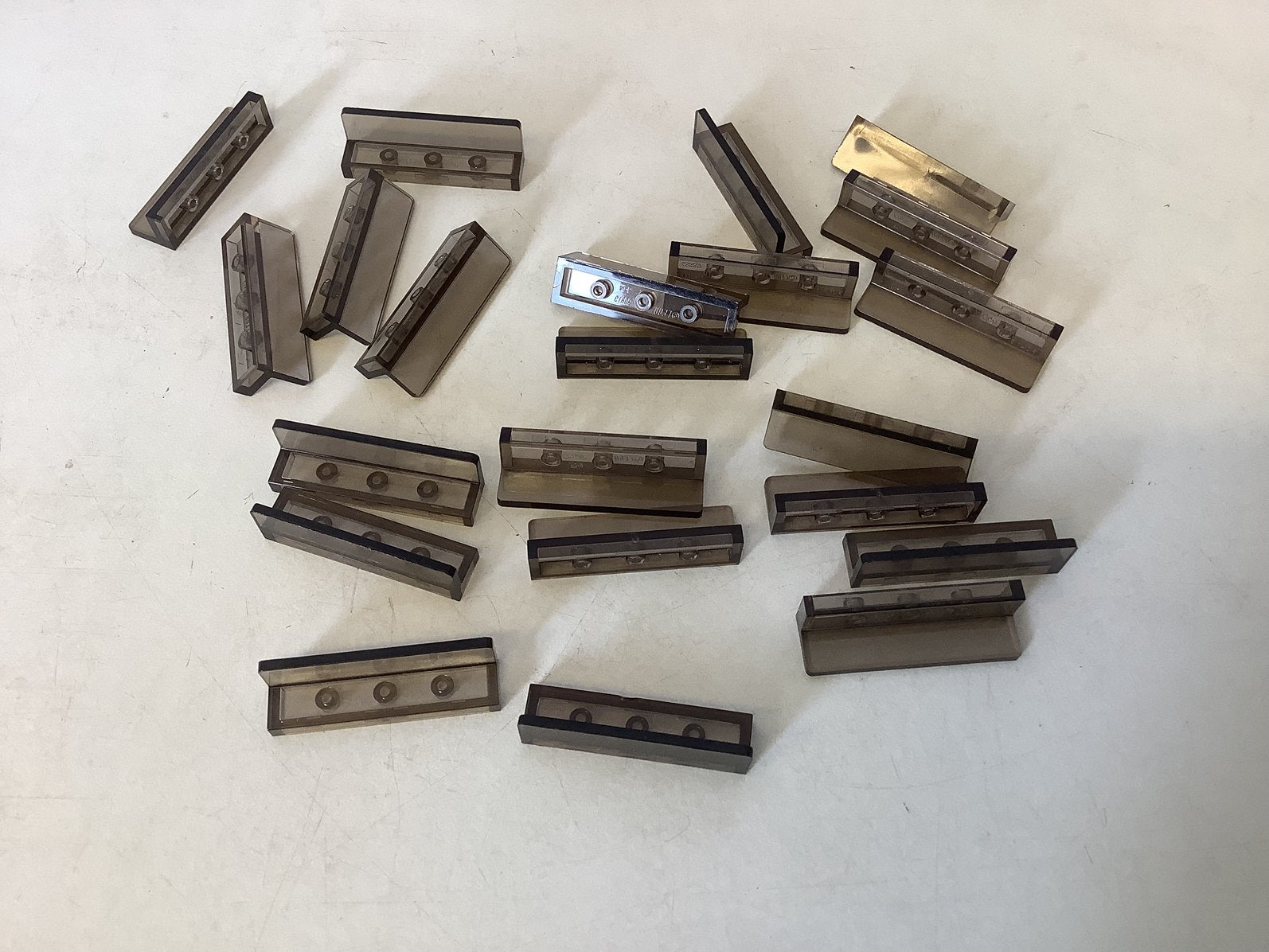 Lego paneel 1x4x1 transparant bruin, Ophalen of Verzenden, Gebruikt, Losse stenen, Lego