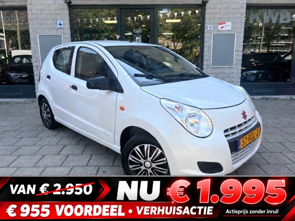 Suzuki Alto 1.0 Cool 5-deurs | Airco | Nieuwe koppeling | Be, Euro 5, Gebruikt, 200 kg, 4 stoelen