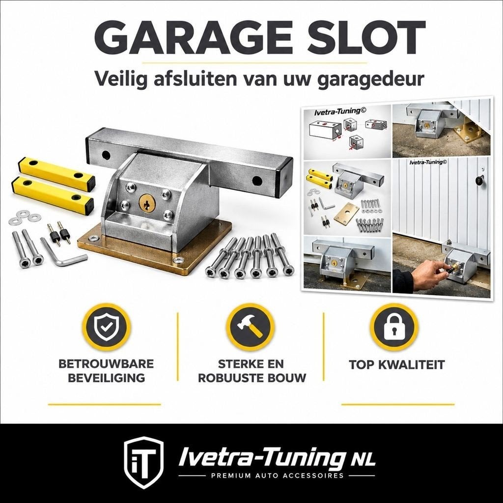 Inbraakpreventie Garageslot | Garagelock, Verzenden, Info@ivetra-tuning.nl | www.ivetra-tuning.nl, Ivetra-Tuning NL, Huissen