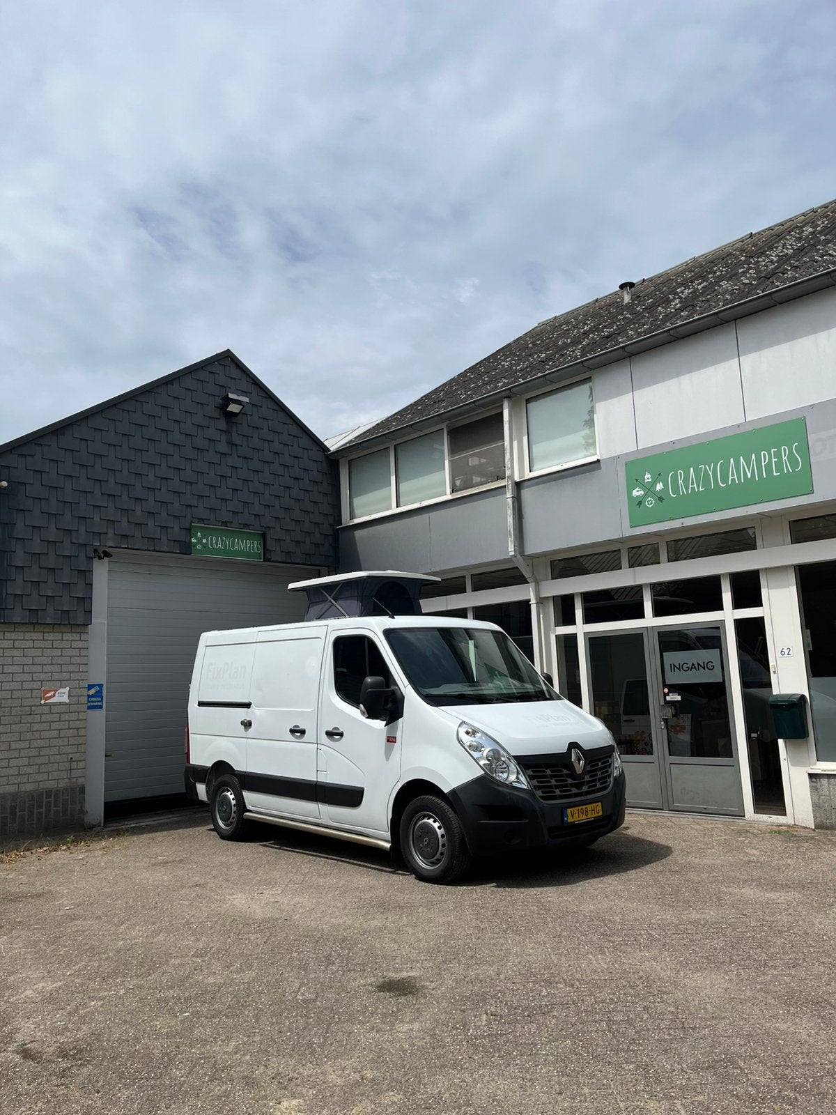Hefdak pop-up dak Opel Movano, Renault master, Nissan nv400, Caravans en Kamperen, ., Nieuw, Ophalen of Verzenden, Crazycampers