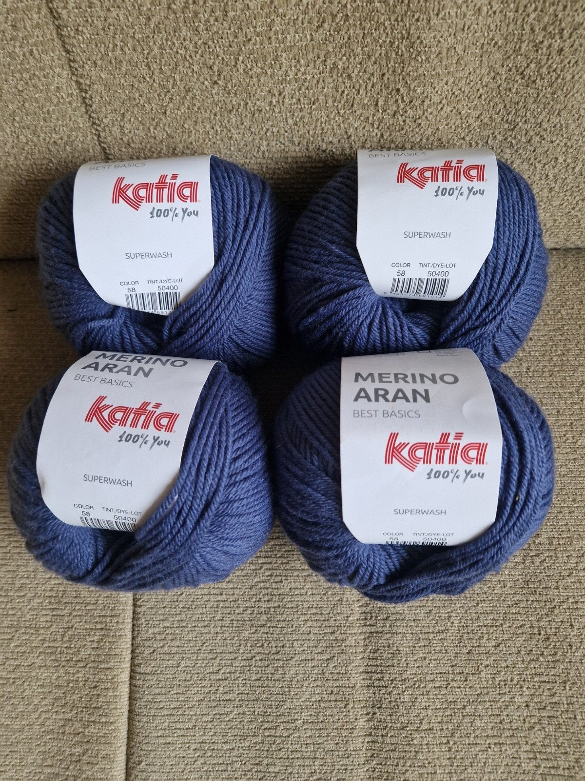 Katia breiwol Merino Aran, Hobby en Vrije tijd, Ophalen of Verzenden, Nieuw, Breien of Haken, Wol of Garen