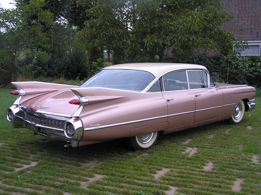 Cadillac 1959, Auto's, Automaat, Overige kleuren, Leder en Stof, 312 pk