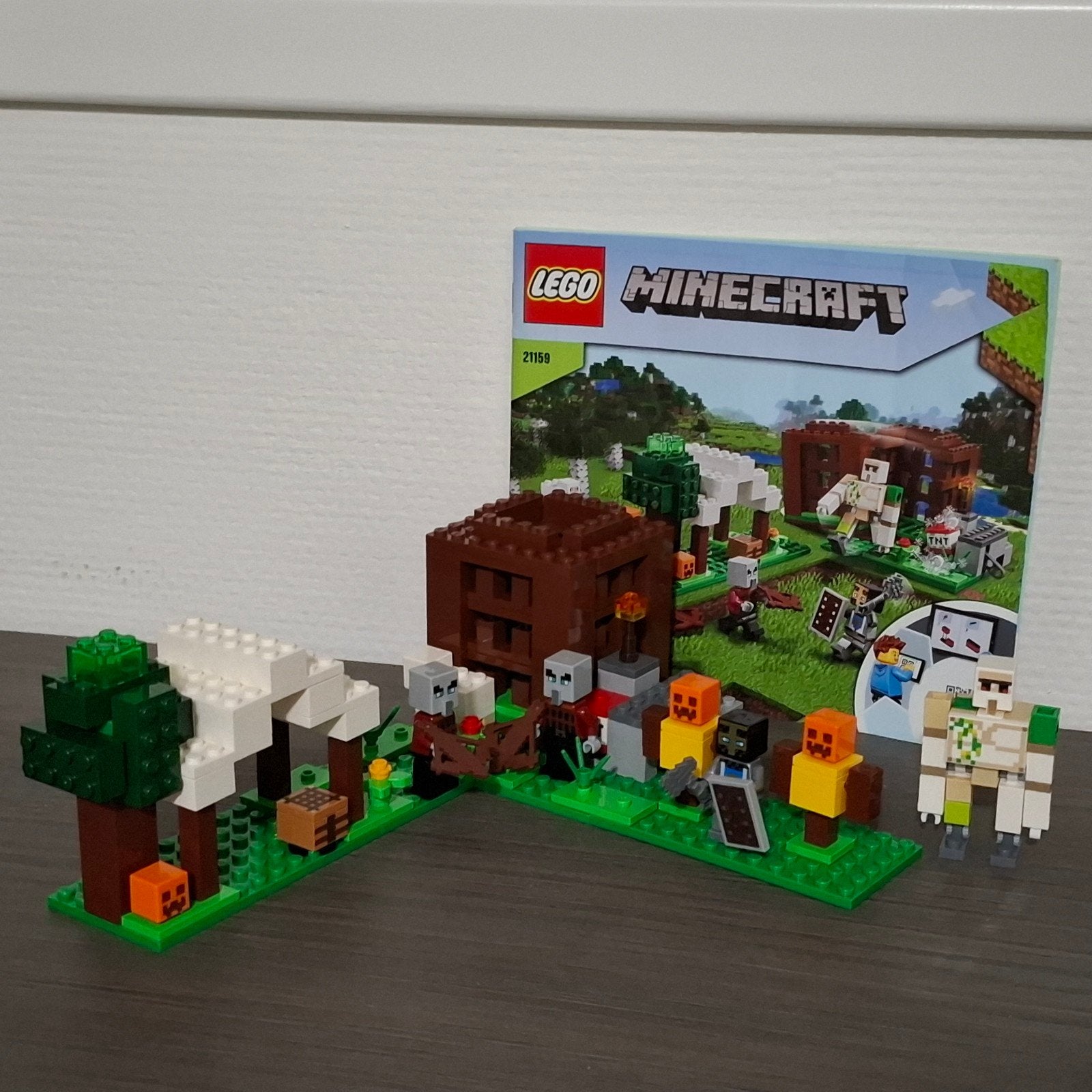 Lego minecraft de pillager outpost, Compleet, Gebruikt, Minecraft, Lego