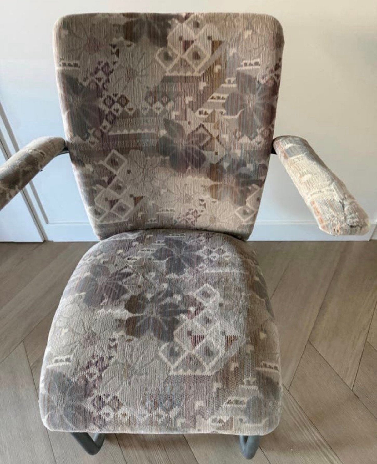 Vintage fauteuil ontworpenToon de Wit voor Gebroeders De Wit, Ophalen, Zo goed als nieuw, 50 tot 75 cm
