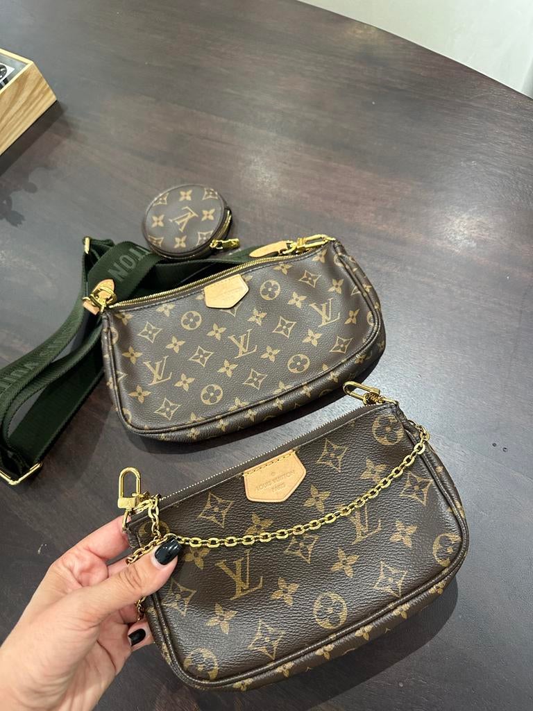 Louis Vuitton Pochette Accessoires Monogram Set, Sieraden, Tassen en Uiterlijk, Tassen | Damestassen, Ophalen of Verzenden, Zo goed als nieuw
