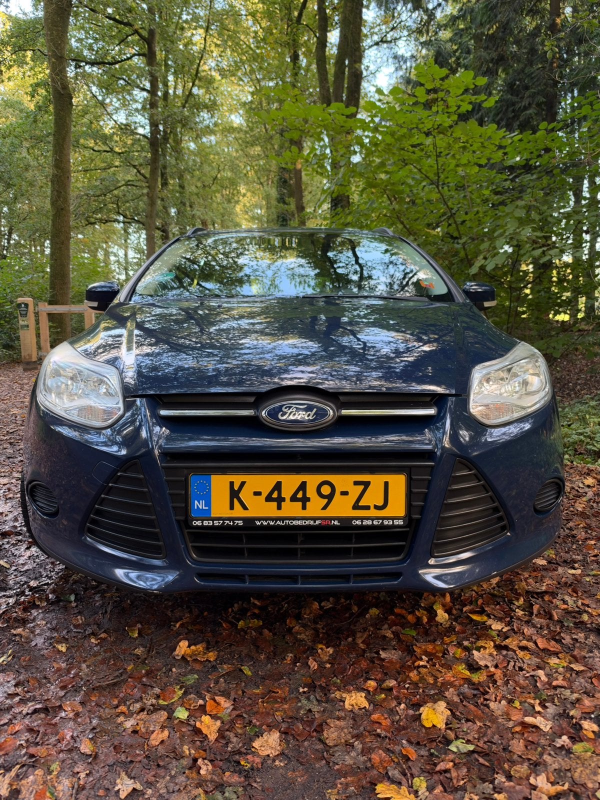 Ford Focus 1.6 Ti-vct 77KW Wagon 2012 Blauw, Auto's, 1596 cc, Stof, 4 cilinders, 1207 kg