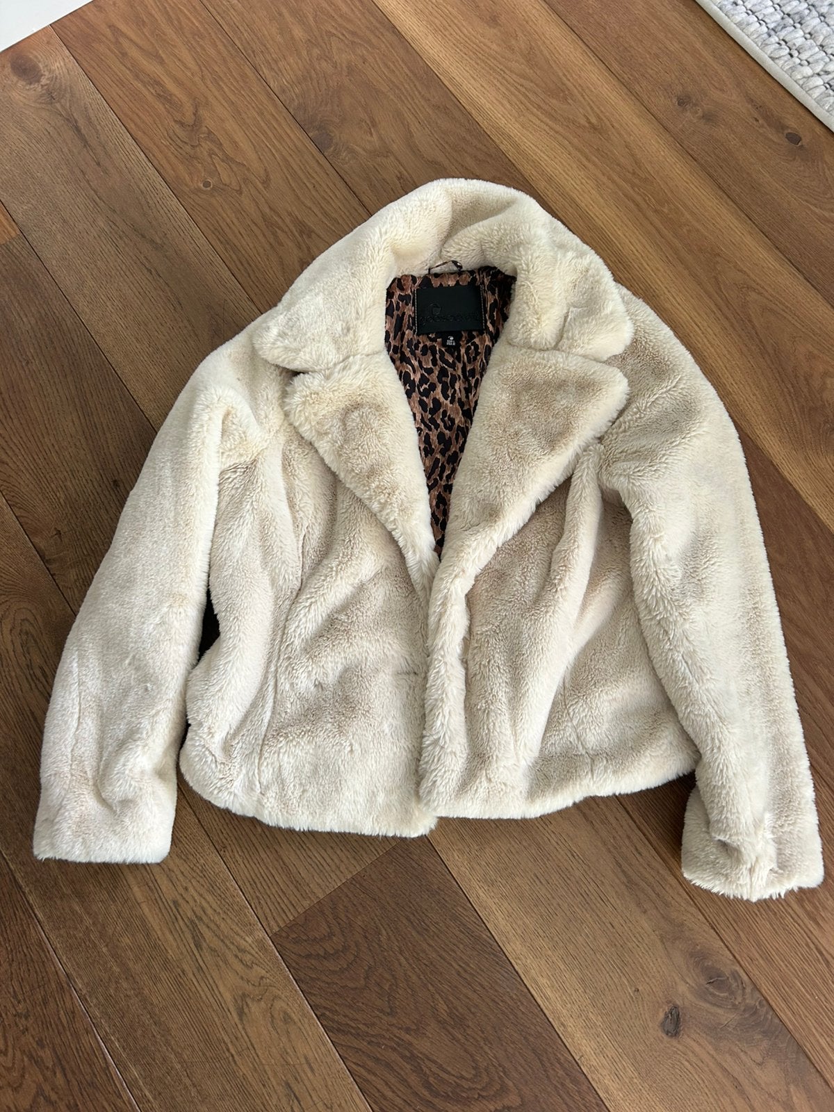 Goosecraft bontjas ecru L, Ophalen of Verzenden, Nieuw, Maat 38/40 (M), Beige