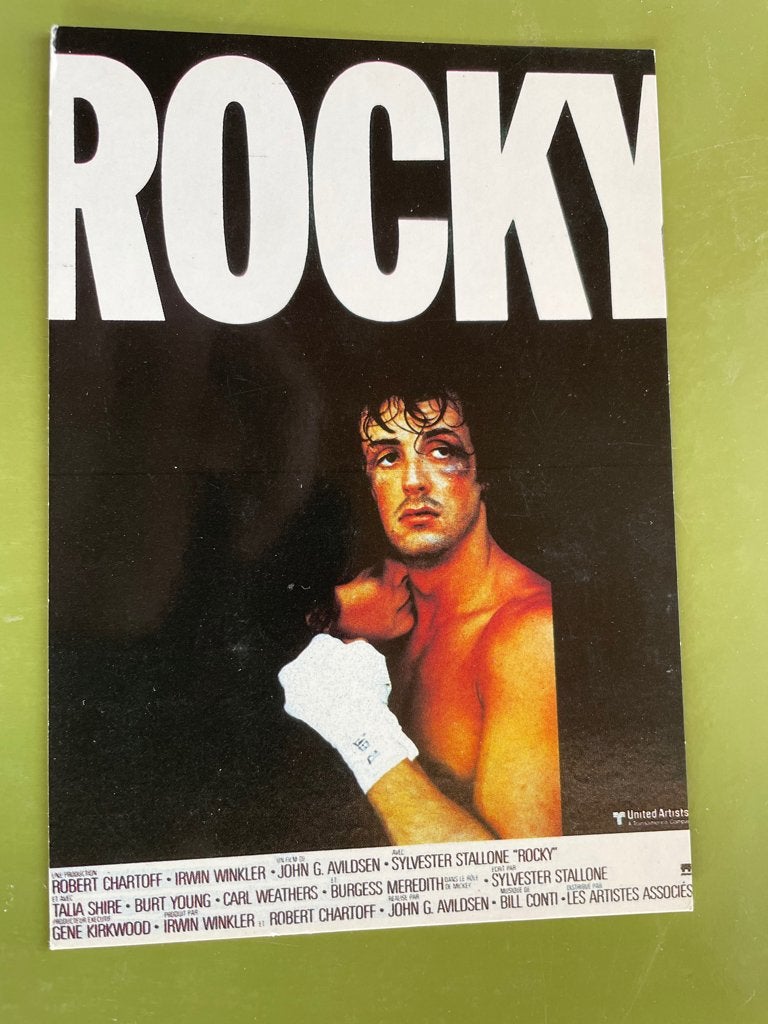 ansichtkaart / kaart van Sylvester Stallone in Rocky., Verzamelen, Verzenden, 1980 tot heden, Sterren en Beroemdheden