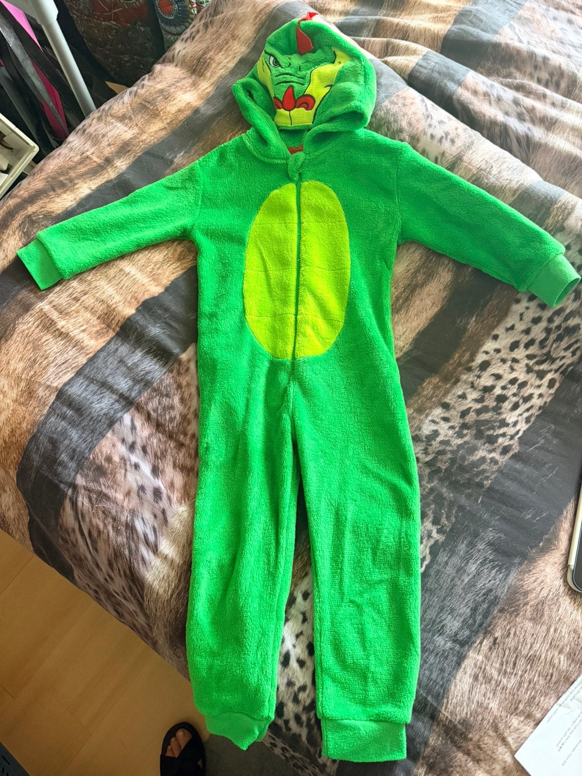 Drakenpak maat 104-110, Kinderen en Baby's, Carnavalskleding en Verkleedspullen, Ophalen of Verzenden, Zo goed als nieuw, 104 of kleiner