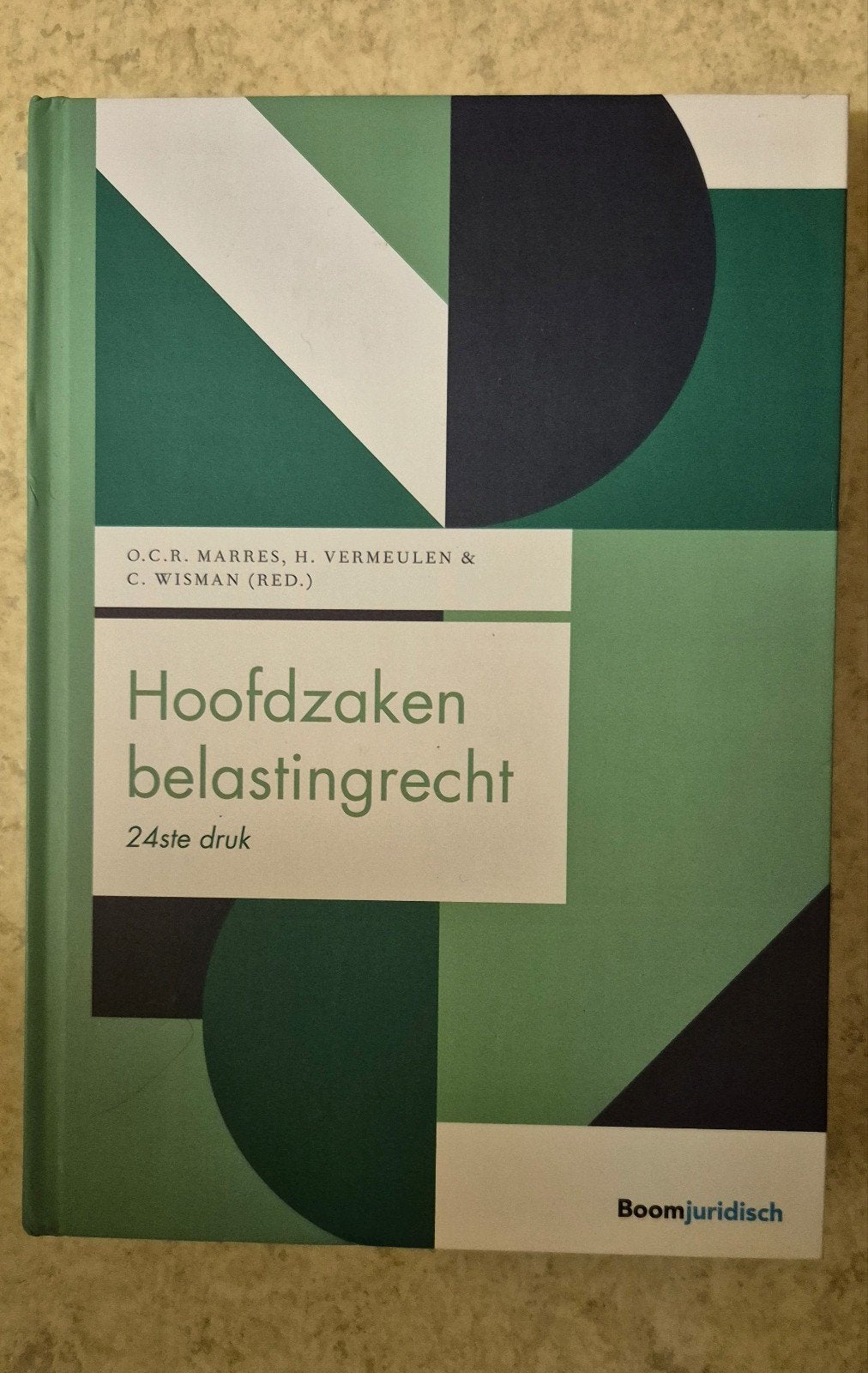 Hoofdzaken Belastingrecht 24e druk - Boomjuridisch, O.C.R. Marres, H. Vermeulen & C. Wisman (red.), Zo goed als nieuw, Gamma, HBO