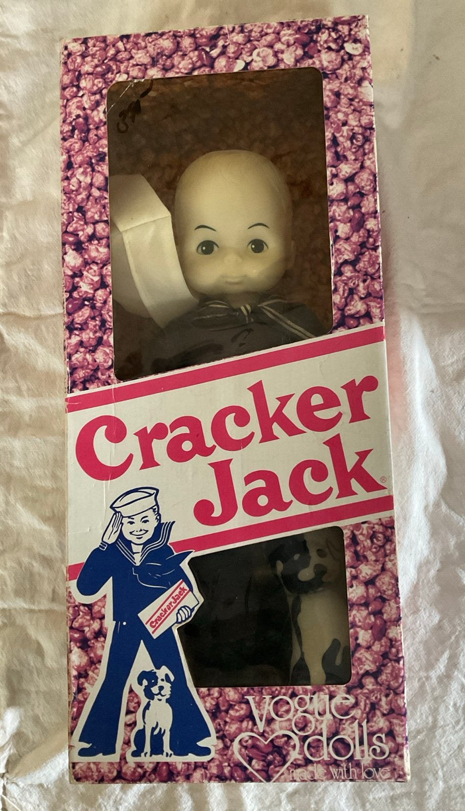 Vintage Cracker Jack Vogue Doll in originele doos, Ophalen of Verzenden, Zo goed als nieuw, Pop