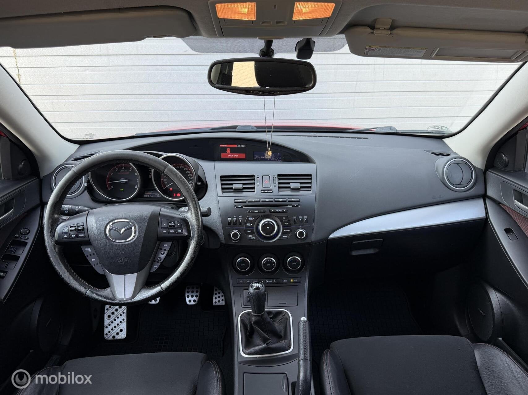 Mazda 3 2.3 DiSi Turbo MPS, Auto's, Voorwielaandrijving, Euro 5, Gebruikt, Zwart