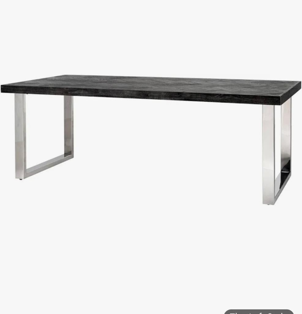 Richmond eettafel blackbone chrome, Ophalen, Rechthoekig, 200 cm of meer