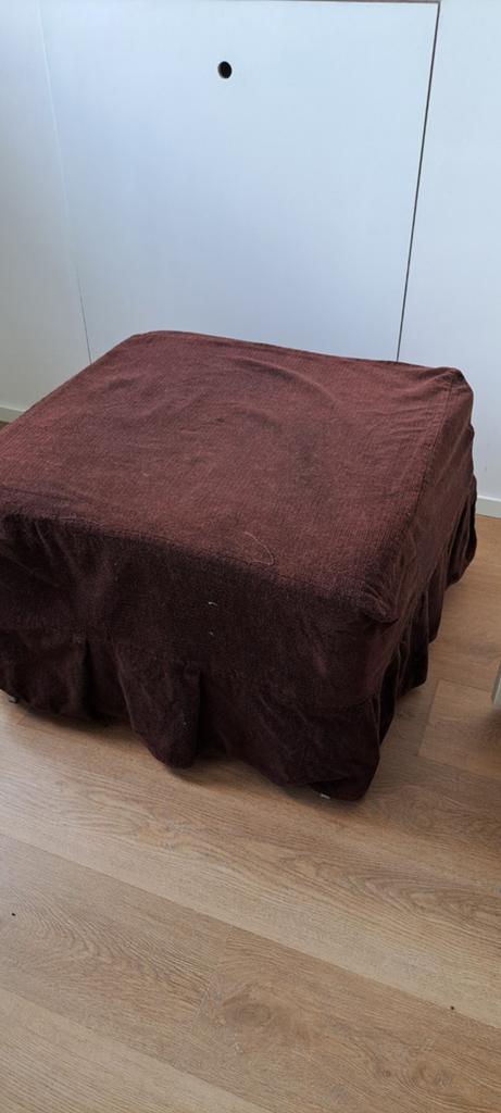 Uitklapbare logeerbed/poef met 2 hoezen, Huis en Inrichting, Ophalen of Verzenden