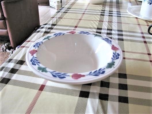 Boerenbont Mepal (kunststof) vla schaaltje Boerenbond, Huis en Inrichting, Keuken | Servies, Kunststof, Gebruikt, Mepal, Landelijk/Boerenbont