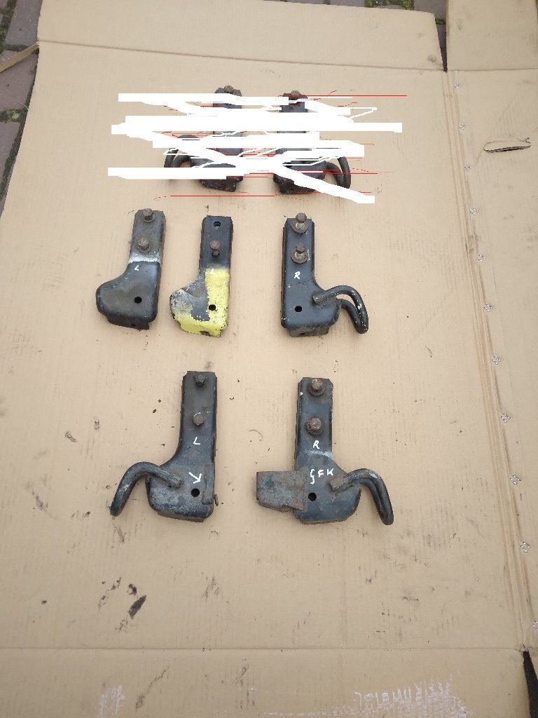 VW T3 Houders voor Achterbumper en voor GFK, Auto-onderdelen, Ophalen of Verzenden, Voor, Volkswagen, Bumper