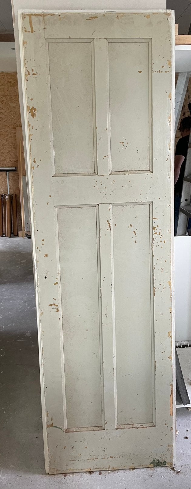 Paneeldeur kastdeur, Ophalen, Gebruikt, Minder dan 80 cm, Binnendeur