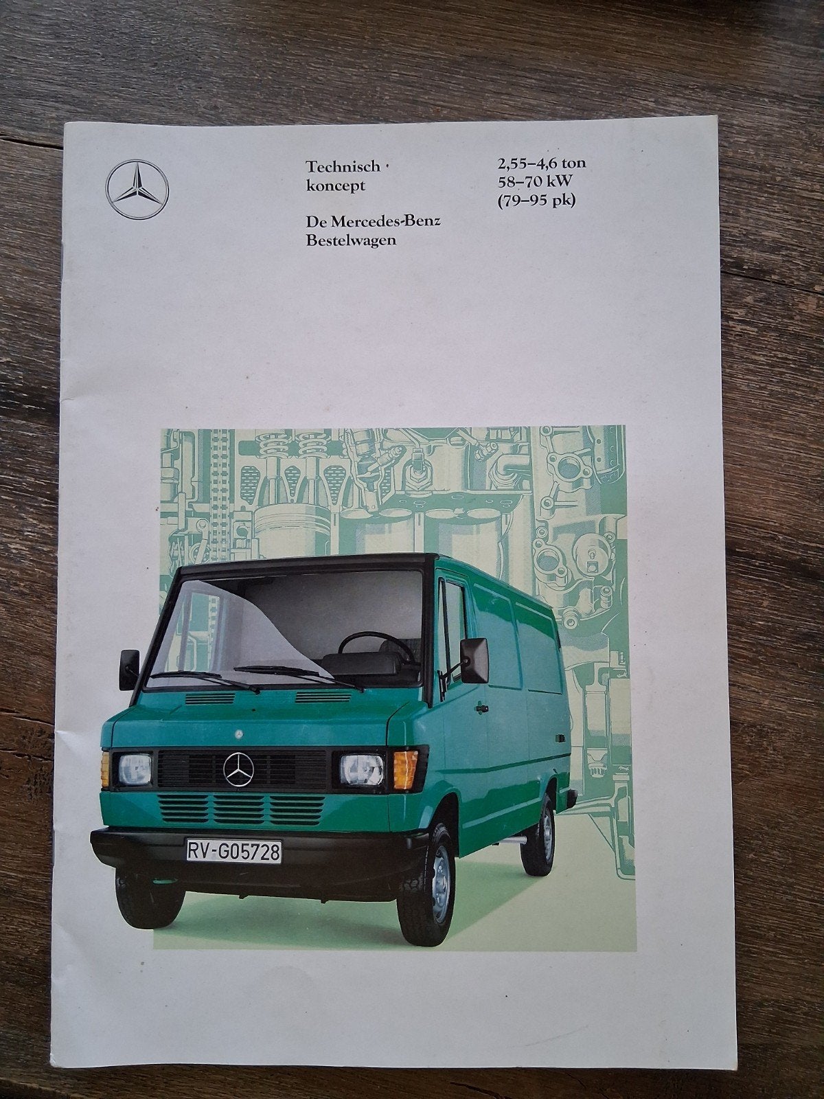 Mercedes folder bremer bestelbus TN, Ophalen of Verzenden, Zo goed als nieuw, Mercedes