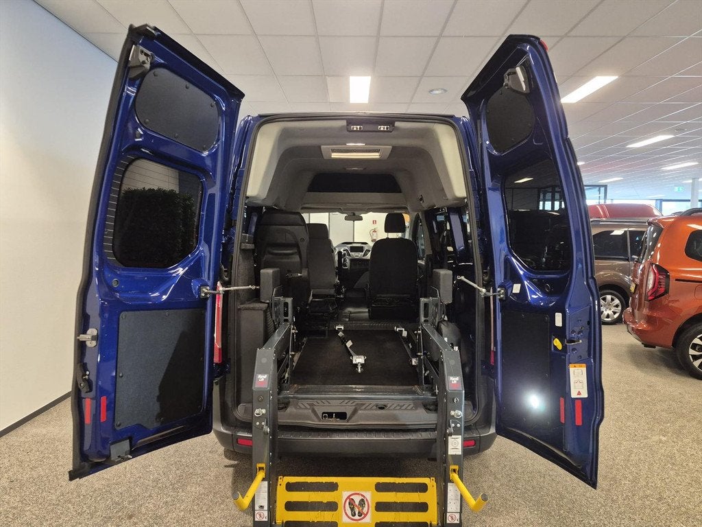 Ford Transit Custom L1H2 Rolstoelbus Automaat, Auto's, Automaat, 12 maanden, Stof, 4 cilinders