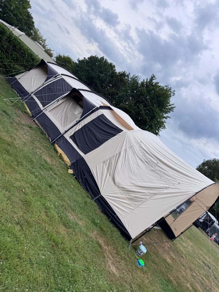 Obelink Amazonas 600 tunneltent - Ruime gezinstent, Caravans en Kamperen, Tenten, Ophalen, Gebruikt, Tot en met 6