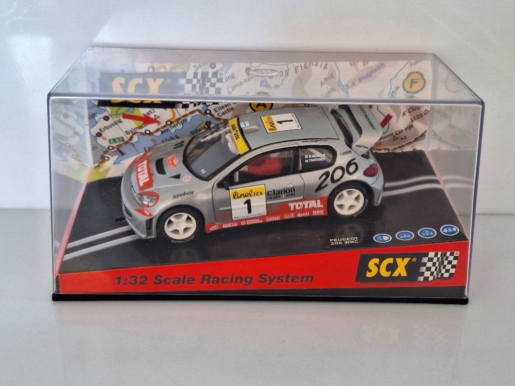 Scx Peugeot 206 Rally Montecarlo 2001 60680 NOG VERZEGELD, Overige merken, Racebaan, Scx, Nieuw