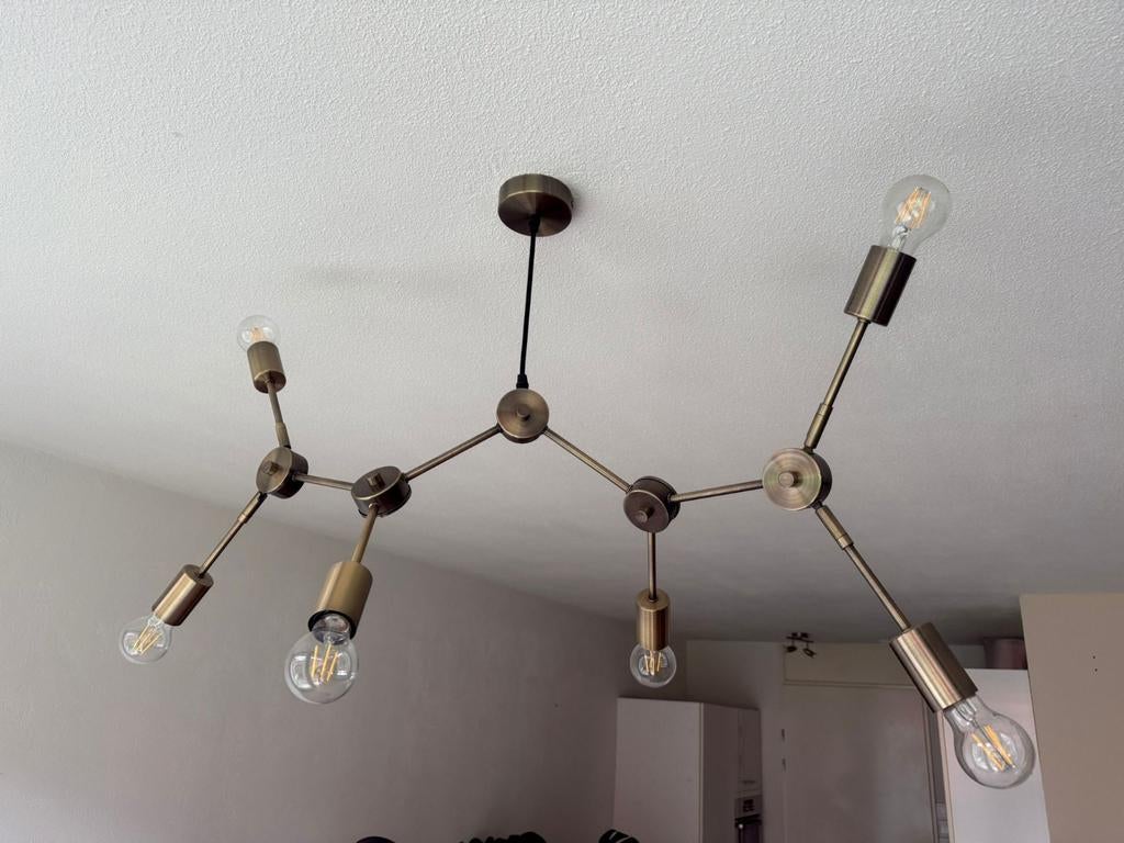 Moderne hanglamp Kwantum Zania, Ophalen, Zo goed als nieuw, Metaal, Modern