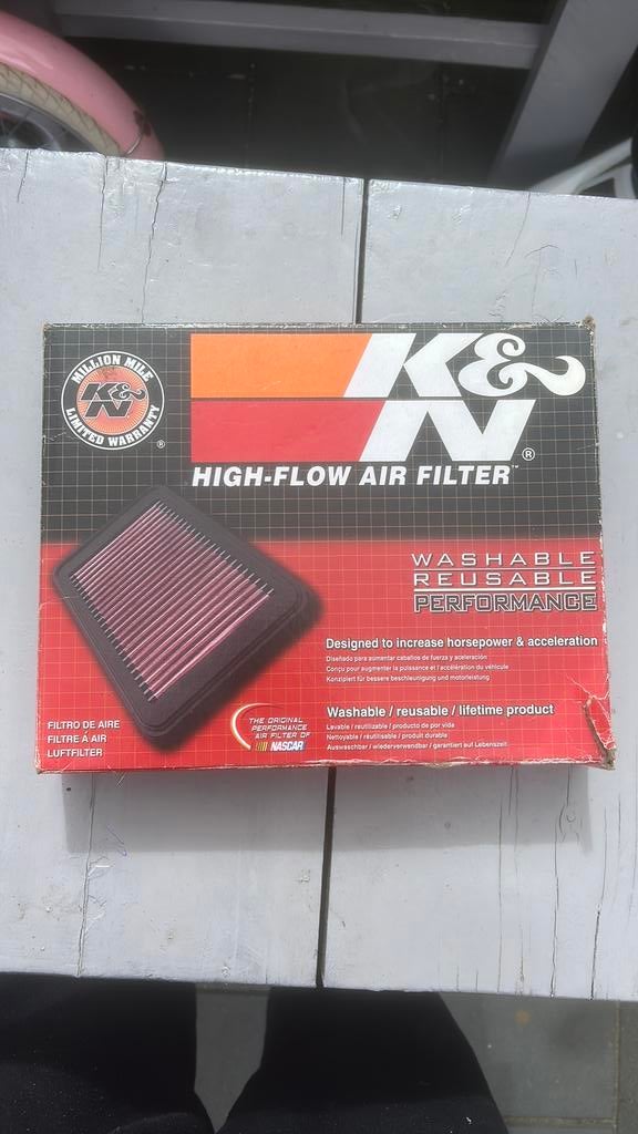 K&N High-Flow Air Filter, Ophalen, Nieuw